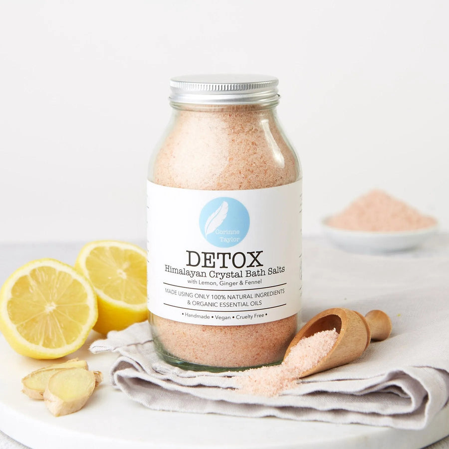 Corrine Taylor - Detox Himalayan Bath Salts - 600g Bottle - Ready Sweat Go