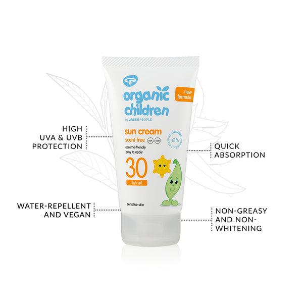 Green People - Organic Kids Sunscreen - SPF 30 - 150ml - Ready Sweat Go