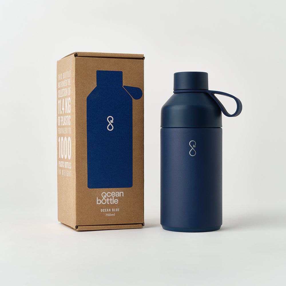 Ocean Bottle Original 750 Blue & Box