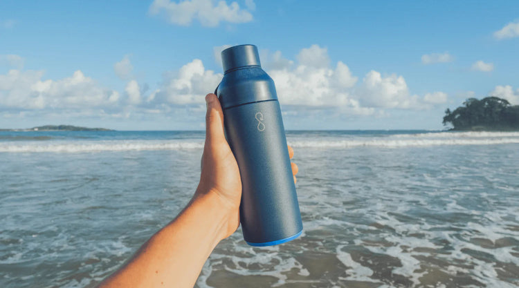 Ocean Bottle Over The Ocean