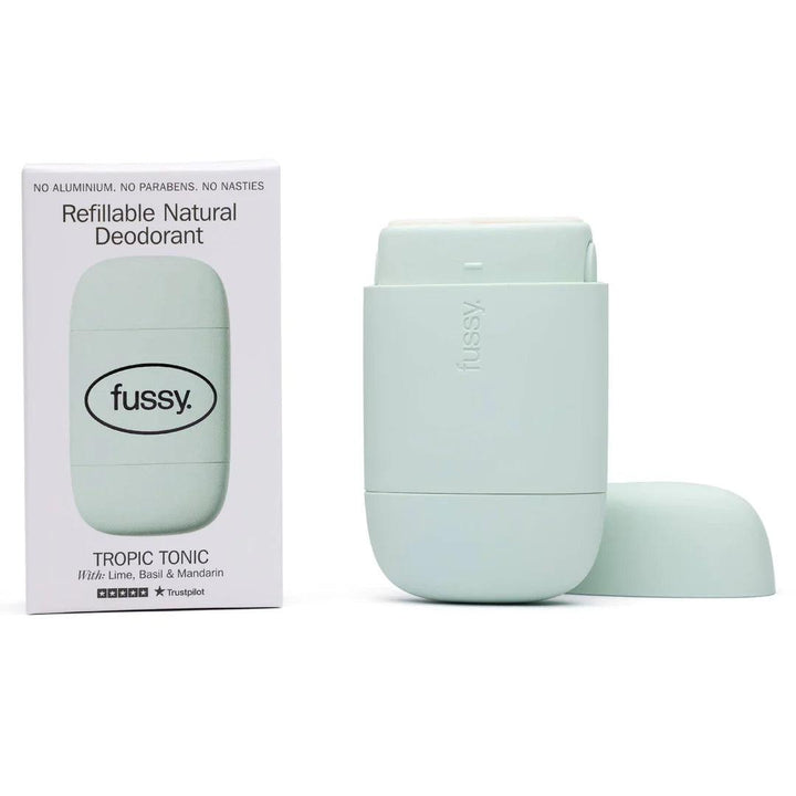 Fussy - Refillable Natural Deodorant - 'Night Tales' - Starter Pack - Ready Sweat Go