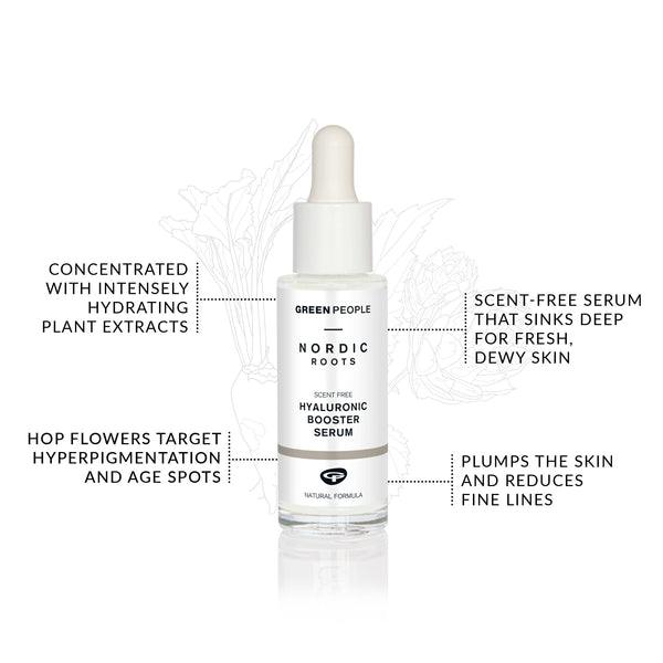 Green People - Nordic Roots Hyaluronic Booster Serum - 28ml - Ready Sweat Go