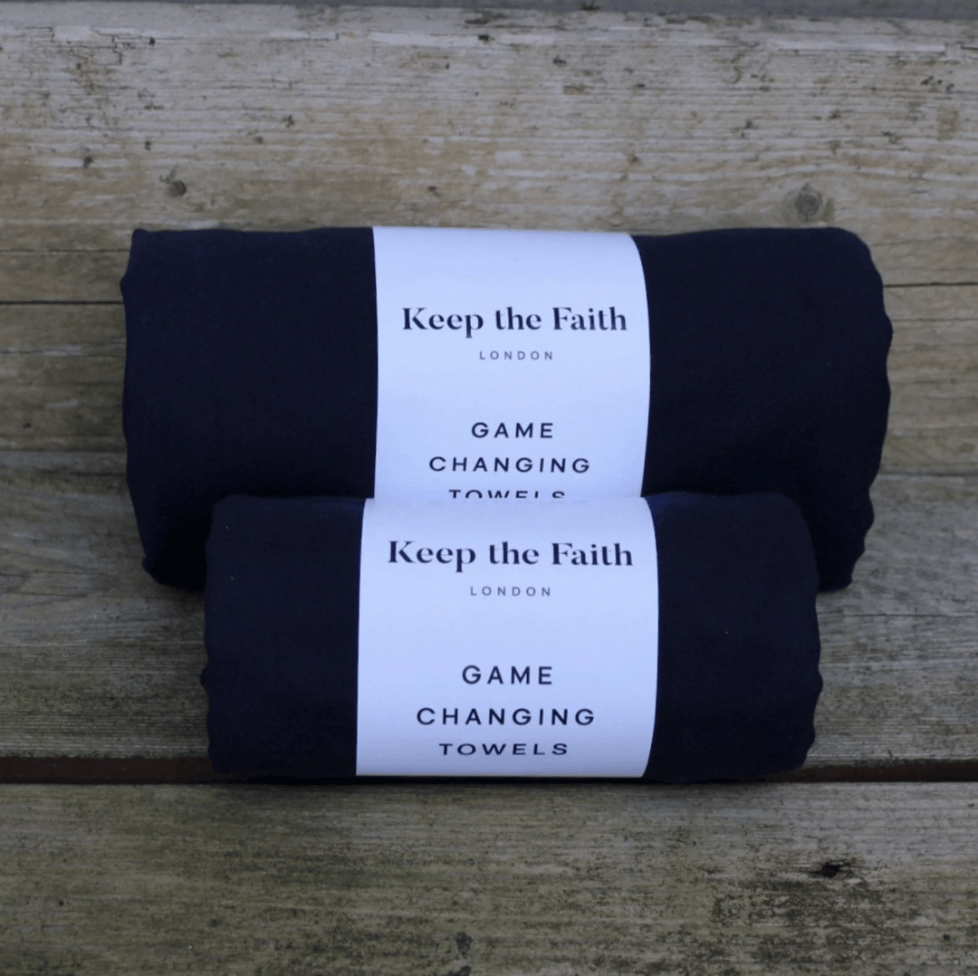 Keep The Faith London - Game Changer Towel - Mayfair Navy - Ready Sweat Go
