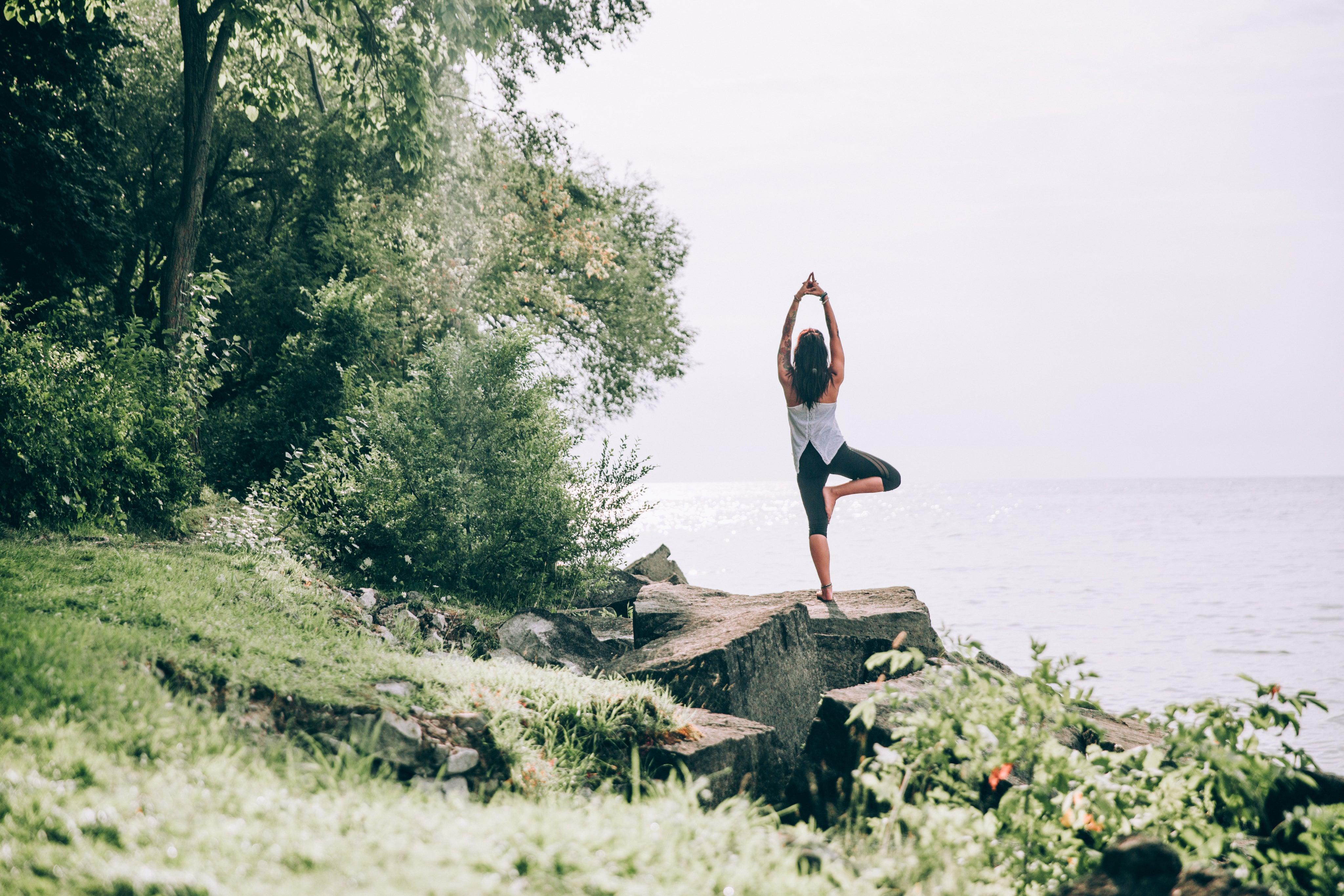 tree-pose-yoga-in-nature - Ready Sweat Go
